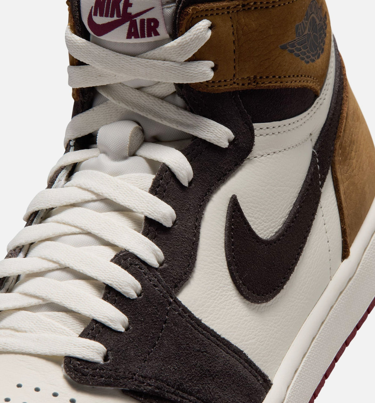 Air Jordan 1 Retro High OG Love Letter Men's – Shadow Brown/Team Red/Light British Tan