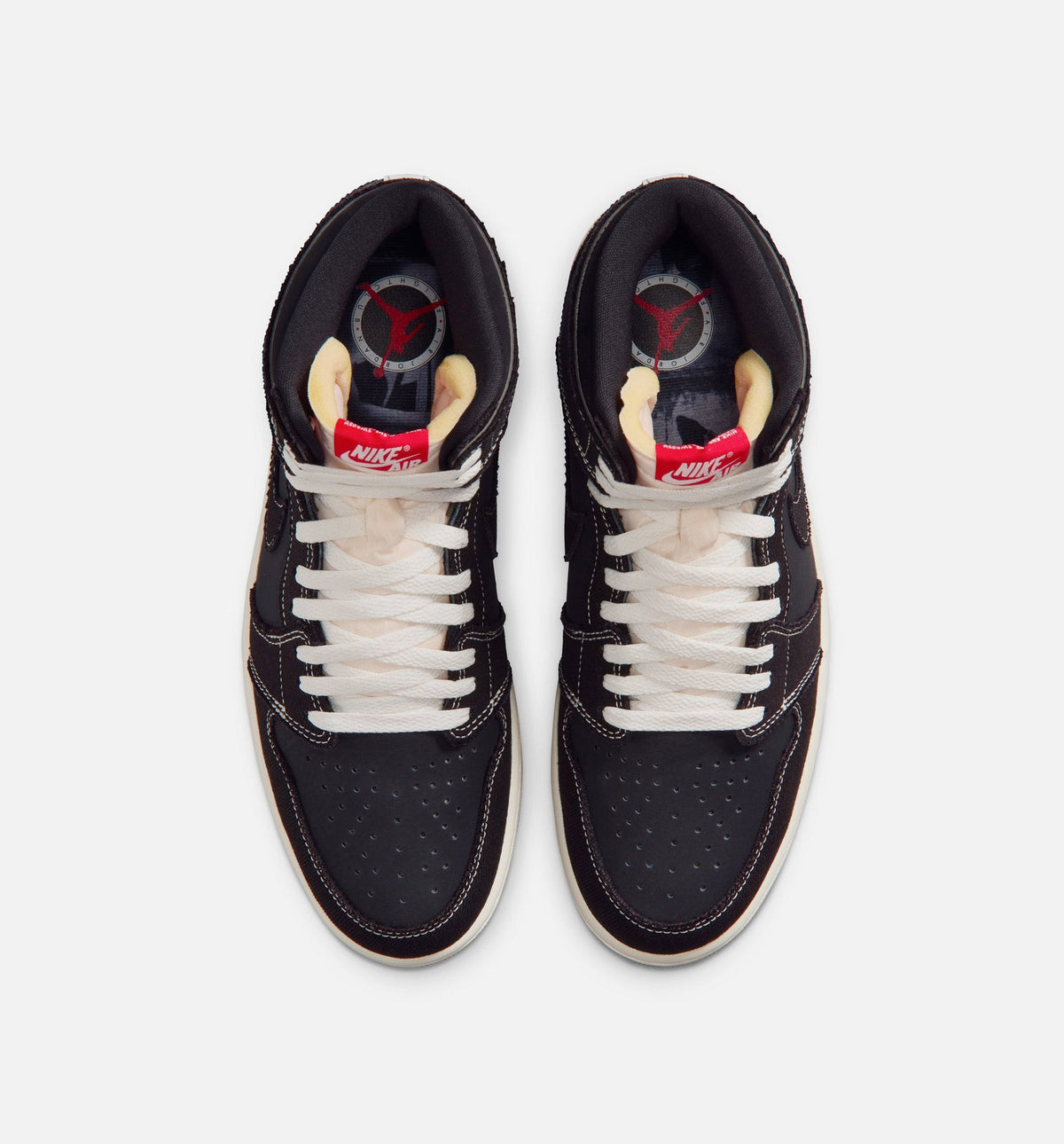 Air Jordan 1 Retro High OG "Flight Club" Men's Lifestyle Shoes – Black/University Red/Sail/Gum Medium Brown