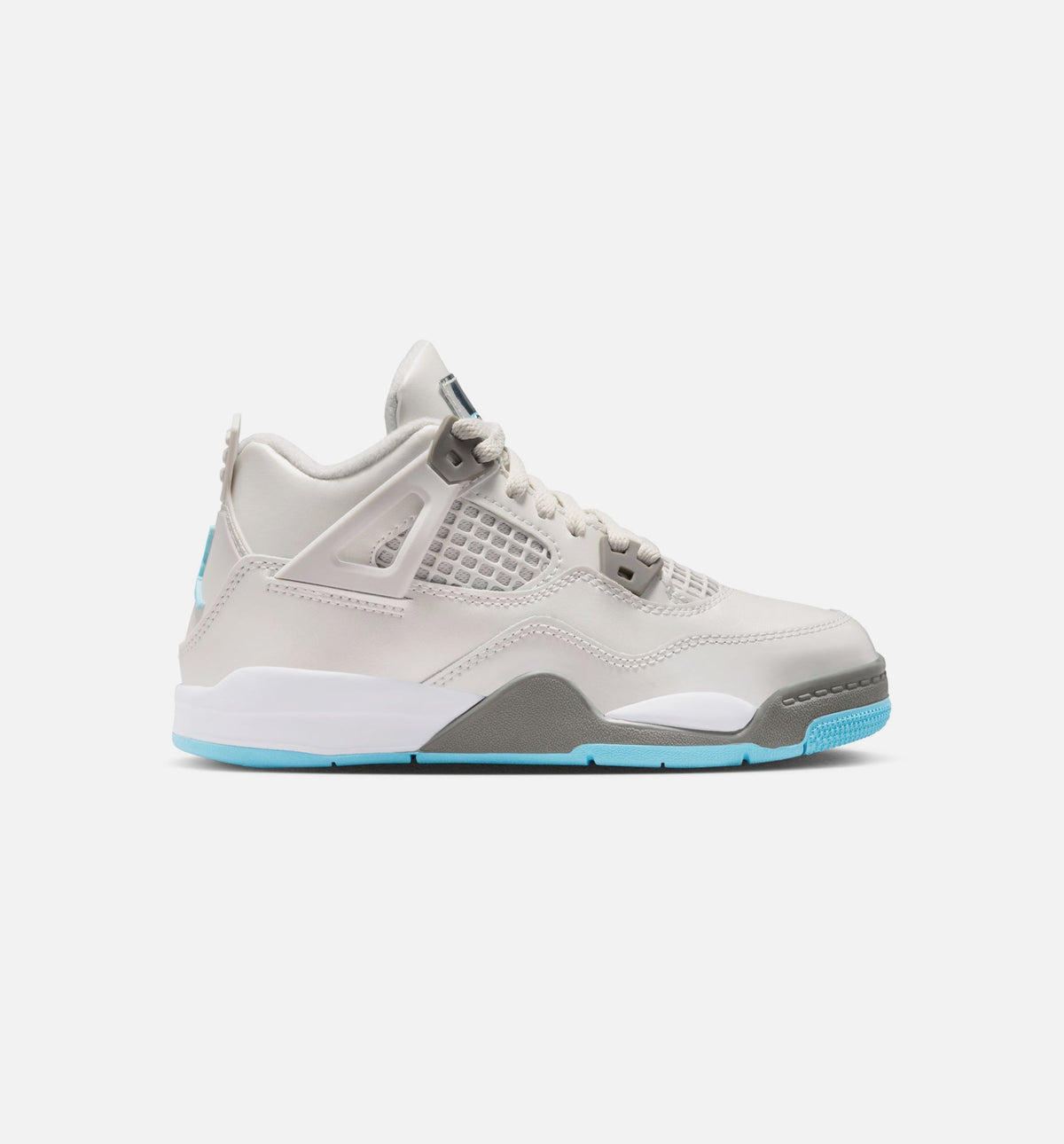 Air Jordan 4 Retro Blue Chill Preschool – Photon Dust/Blue Chill/Flat Pewter/White/Blue Tint