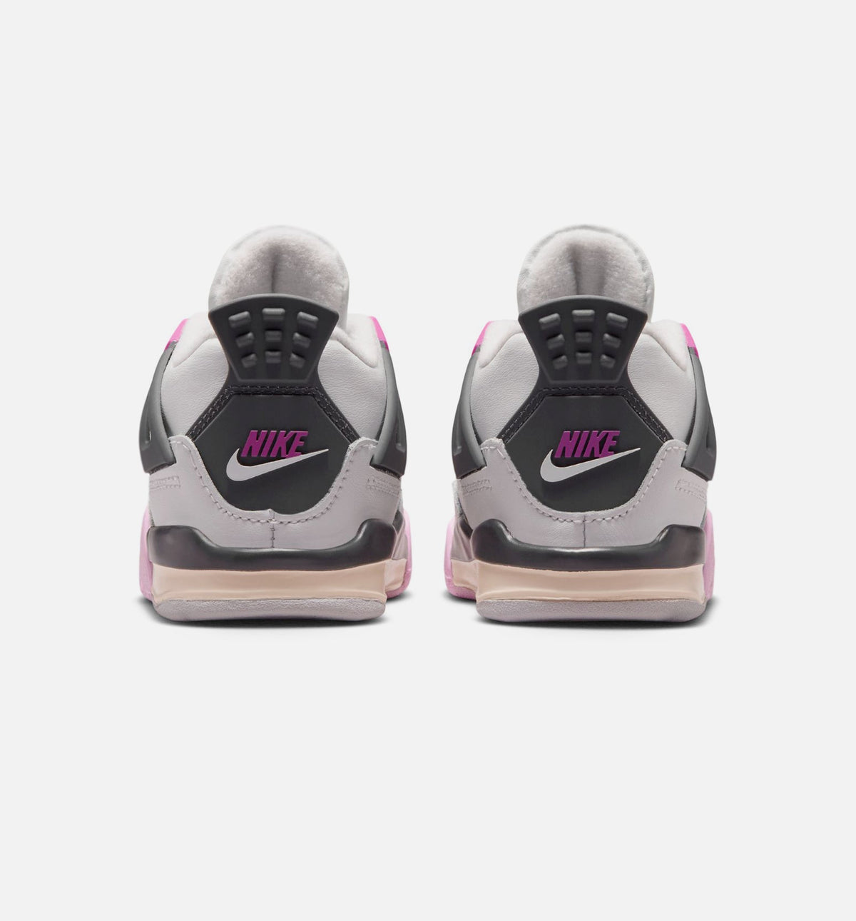 Air Jordan 4 Retro Comic Infant & Toddler Lifestyle Shoe – Off White / Fire Pink / Anthracite