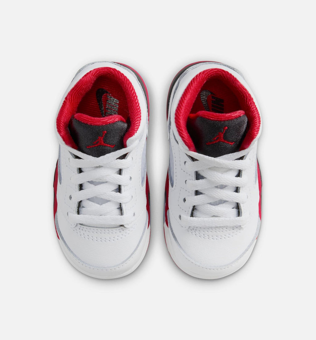 Air Jordan 5 Retro Fire Red – Infant & Toddler Lifestyle Shoe | Fire Red/White