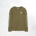 Acid Running Long Sleeve T-shirt: Dark Olive