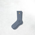 Carhartt WIP Chase Socks: Icesheet / Gold