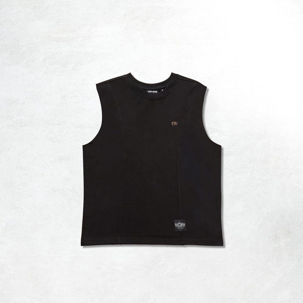 Chet Rock Bruce Tank Top: Black