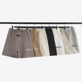 Fear Of God Essentials Flocked Logo Drawstring Sweat Shorts Collection
