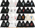 Vlone Friends Big V Logo American Style Unisex Hoodie