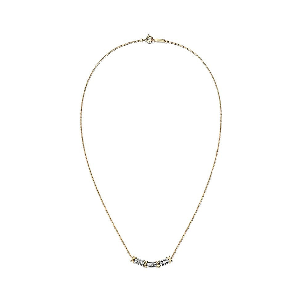 Tiffany Style Smile 18K Gold-Plated Necklace