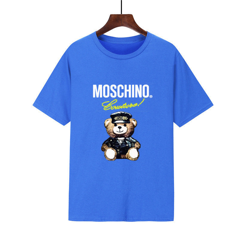 Moschino T-shirt Street Hip-Hop Men'S Short-Sleeved T-shirt