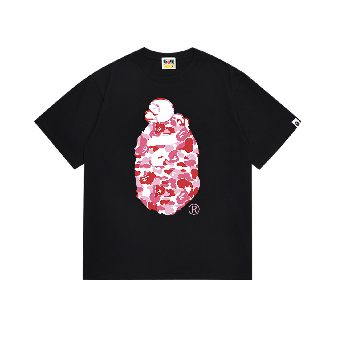 Bape Camo Ape Head Graphic Oversized Tee Streetwear Unisex
