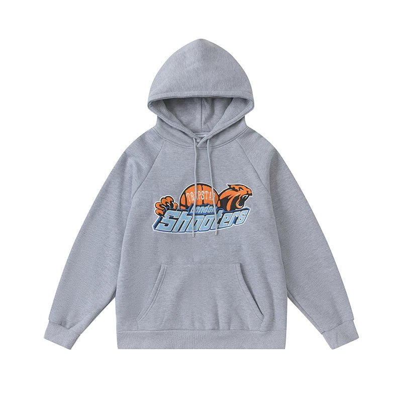 Trapstar London Shooters Tiger Gray Fleece Hoodie