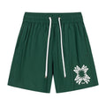 AMIRI Straight-Leg Mid-Length Logo-Print Swim Shorts