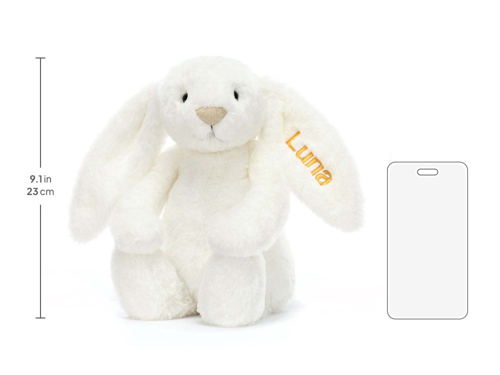 Personalized Bashful Luxe Bunny Luna Medium