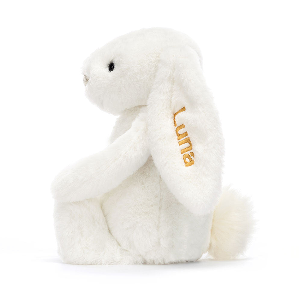 Personalized Bashful Luxe Bunny Luna Medium