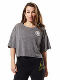 Emily Cropped Tee- Wheel
