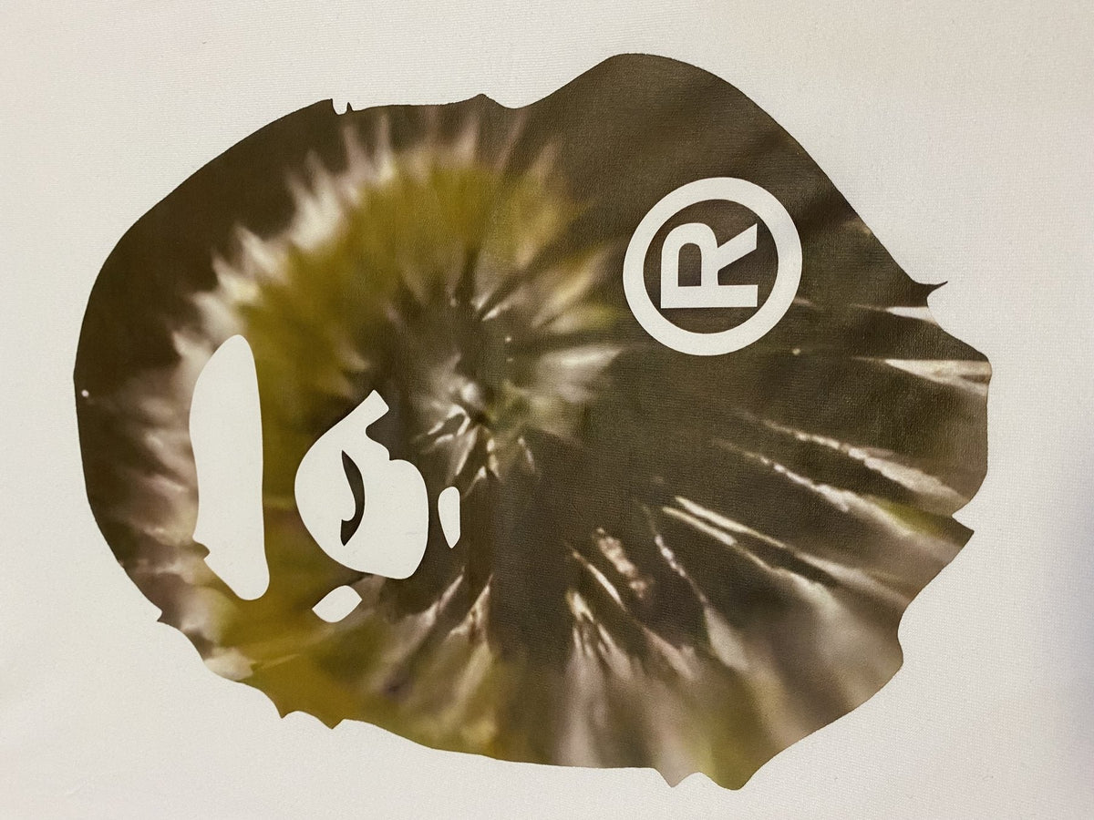 BAPE Tie-Dye Ape-Head Graphic T-Shirt