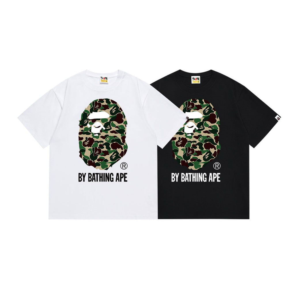 BAPE Green Camo Ape Head Graphic T-Shirt