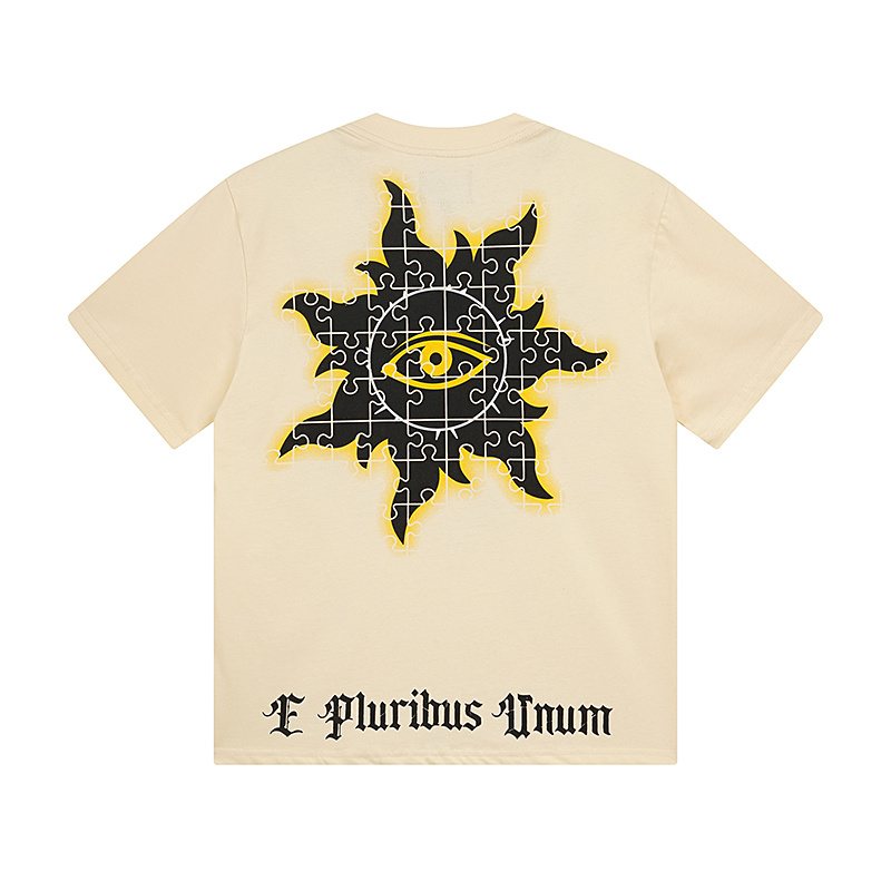 Godspeed Skull & Puzzle-Eye Graphic T-Shirt