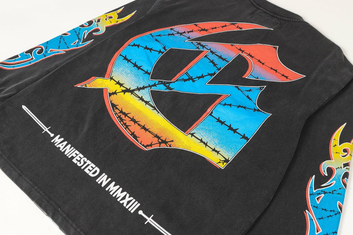 Godspeed Washed Rock Graphic Long-Sleeve T-Shirt