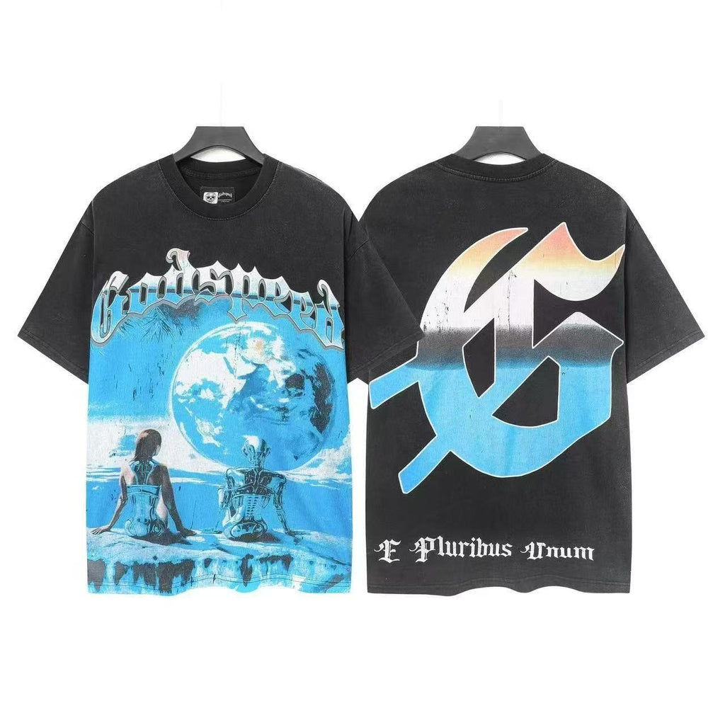 Godspeed Moon Island Graphic T-Shirt