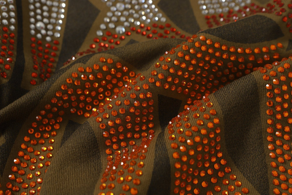 MIXED EMOTION Olive Brown Graphic T-Shirt