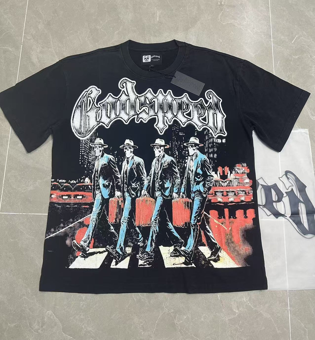 Godspeed Don’t Fade Away Washed Graphic T-Shirt