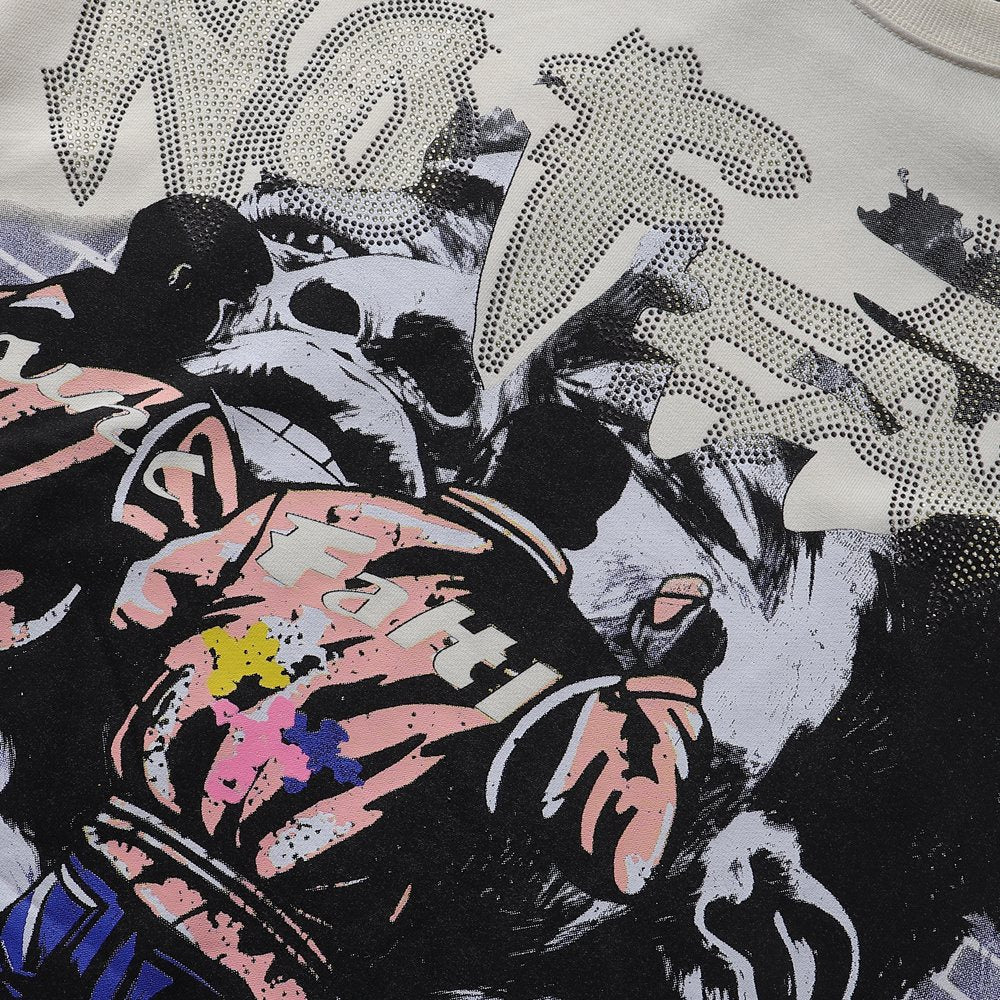 BKYS Revival Natural Punks Cropped Graphic T-Shirt