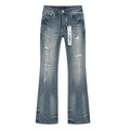 Purple Brand Distressed Flared Jeans