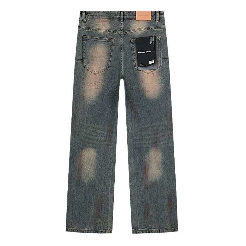 Purple Brand Distressed Blue Jeans