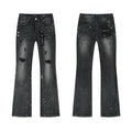 Purple Brand Black Paint-Splatter Distressed Jeans