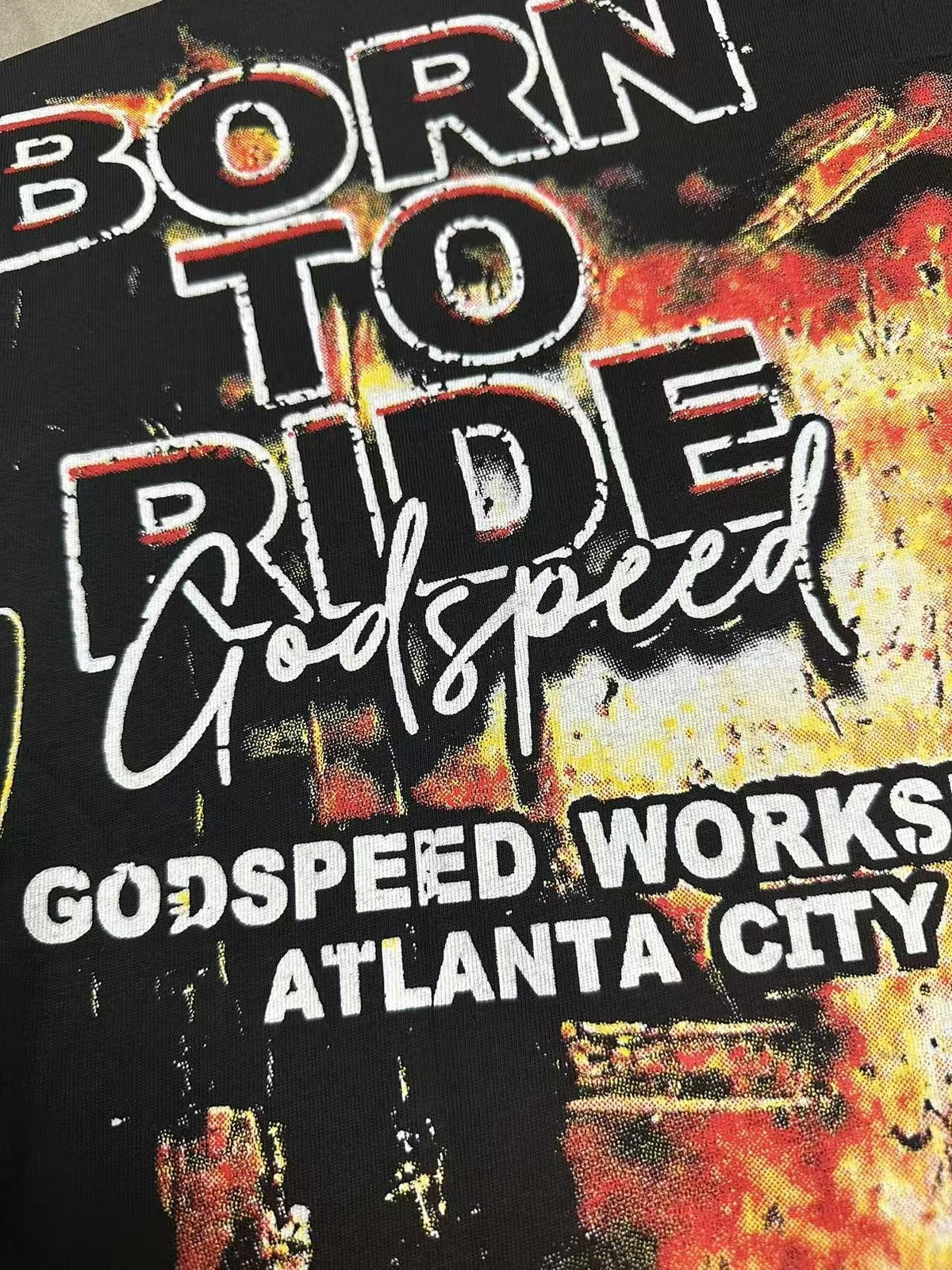 Godspeed Born to Ride Graphic T-Shirt