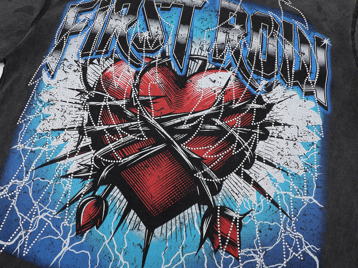 FIRST ROW A Sacred Vow Wing Graphic T-Shirt
