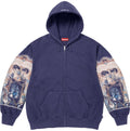 Supreme Sleeve Graphic Zip Hoodie