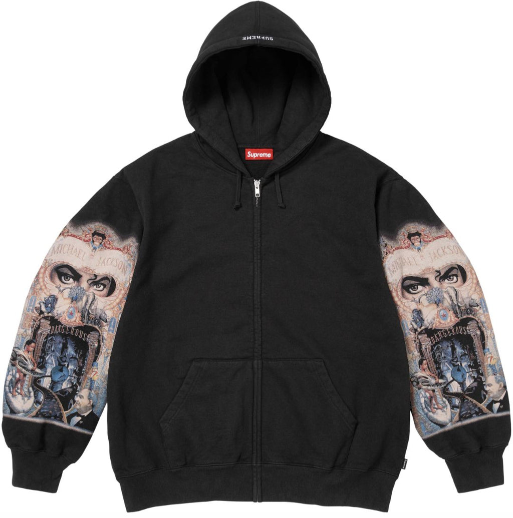 Supreme Sleeve Graphic Zip Hoodie