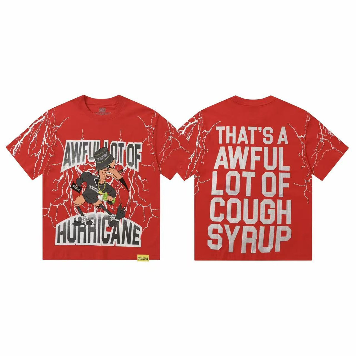 THAT'S A AWFUL LOT OF COUGH SYRUP Graphic T-Shirt & Shorts Set