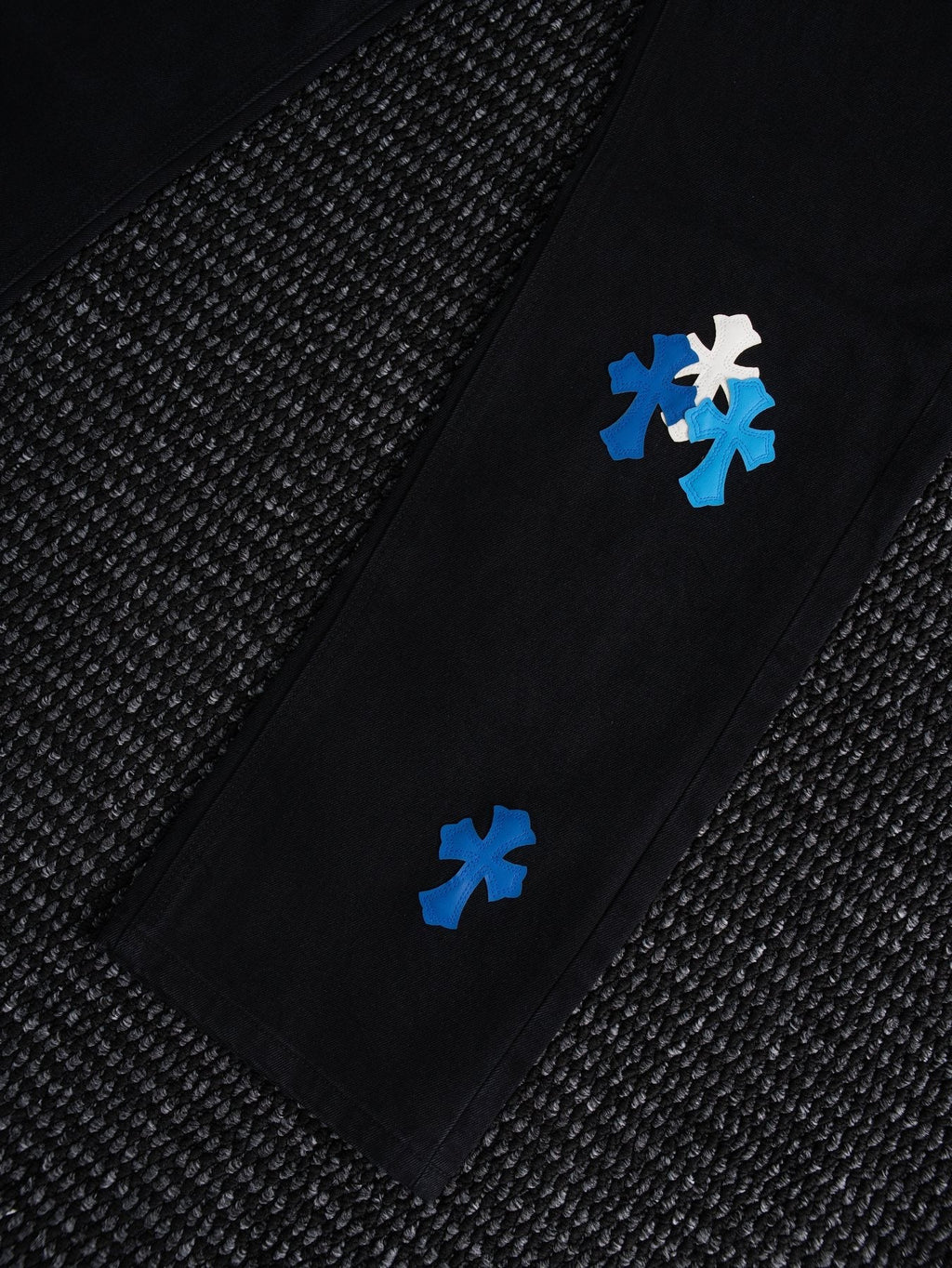 Chrome Hearts Cross Patch Black Jeans