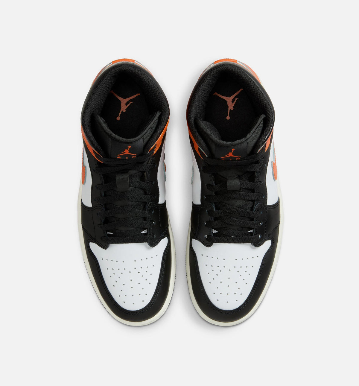 Air Jordan 1 Mid Men's Sneakers | Starfish/White/Sail/Black