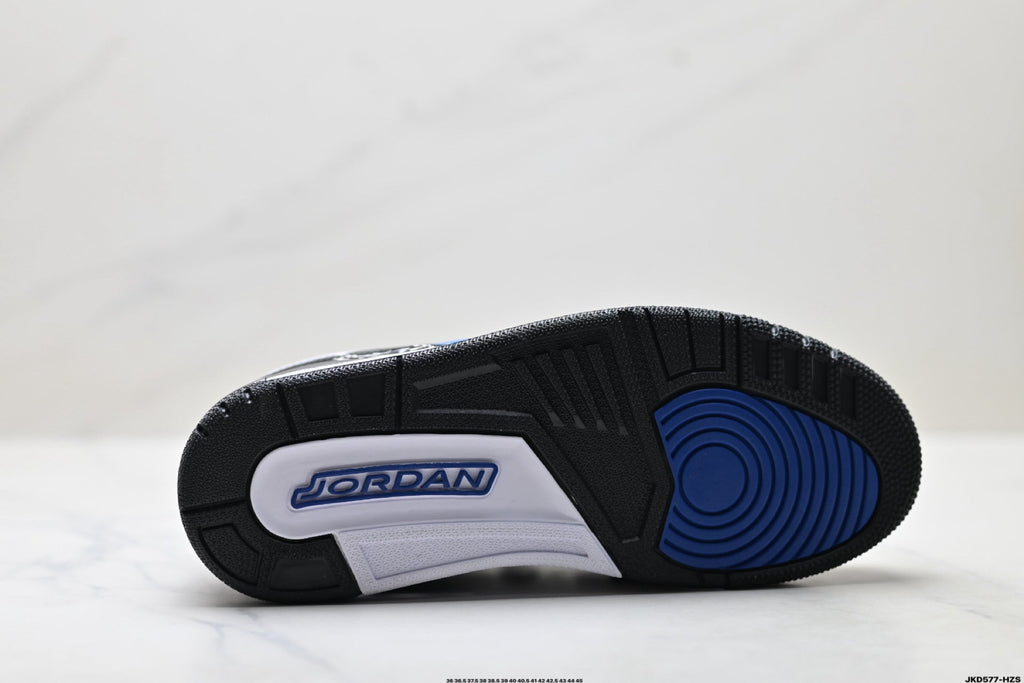Jordan Legacy 312 Low Black White Royal Blue Sneakers