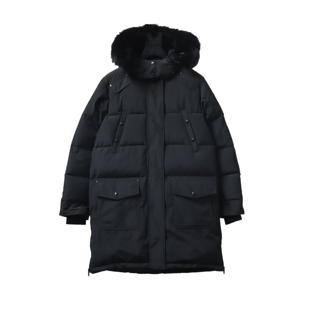 Moose Knuckles Onyx Shearling Big Ridge Parka Black