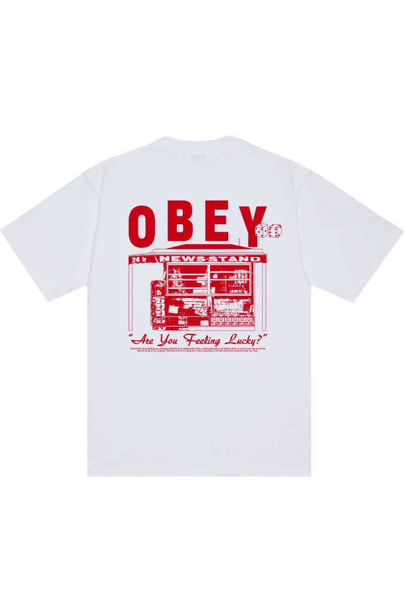 OBEY NEWSTAND T-SHIRT White