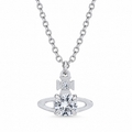Vivienne Westwood Style Crystal Orb Choker Necklace