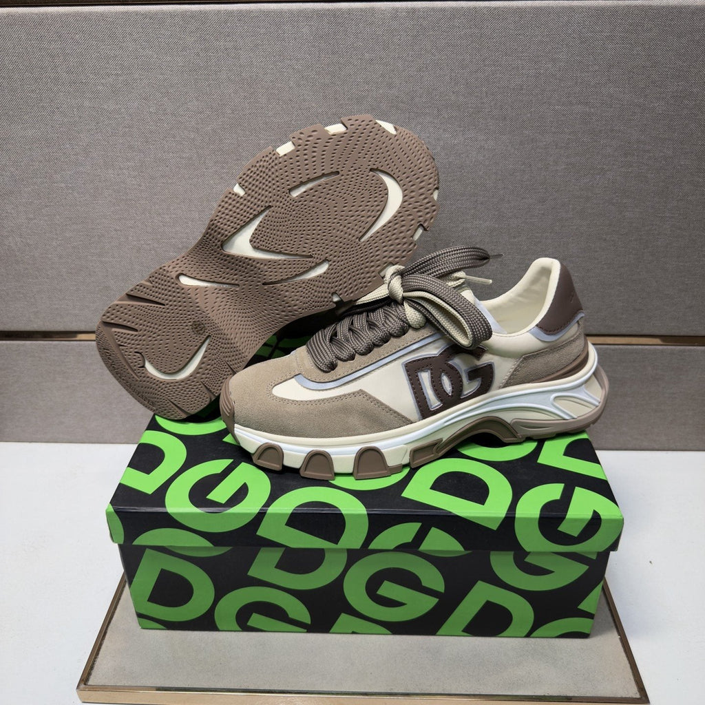 Dolce & Gabbana Taupe Chunky Sole Sneakers