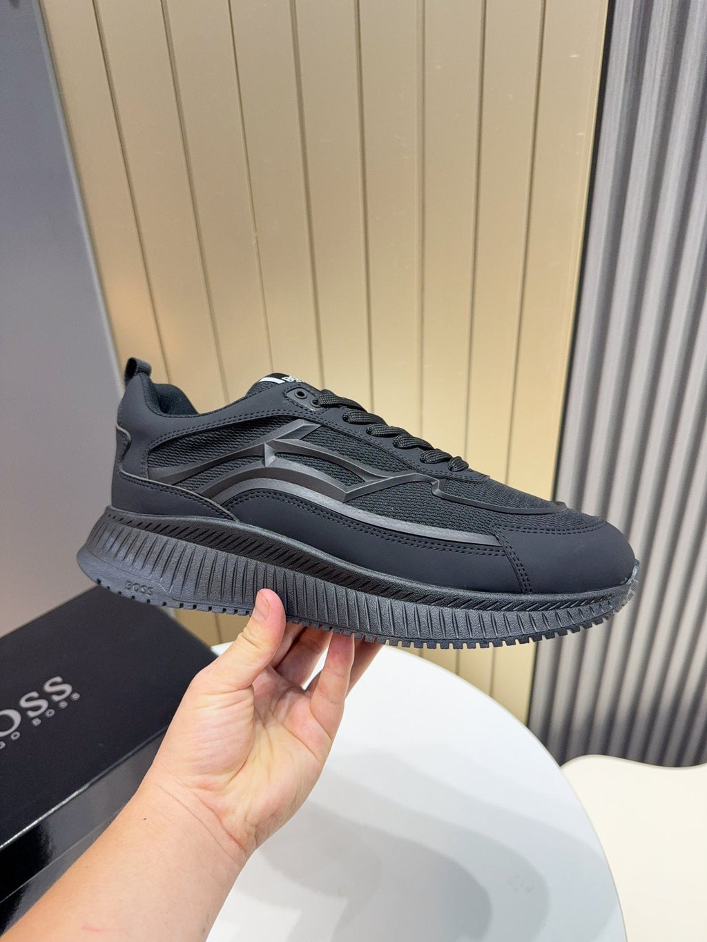 BOSS Black Low-Top Sneakers