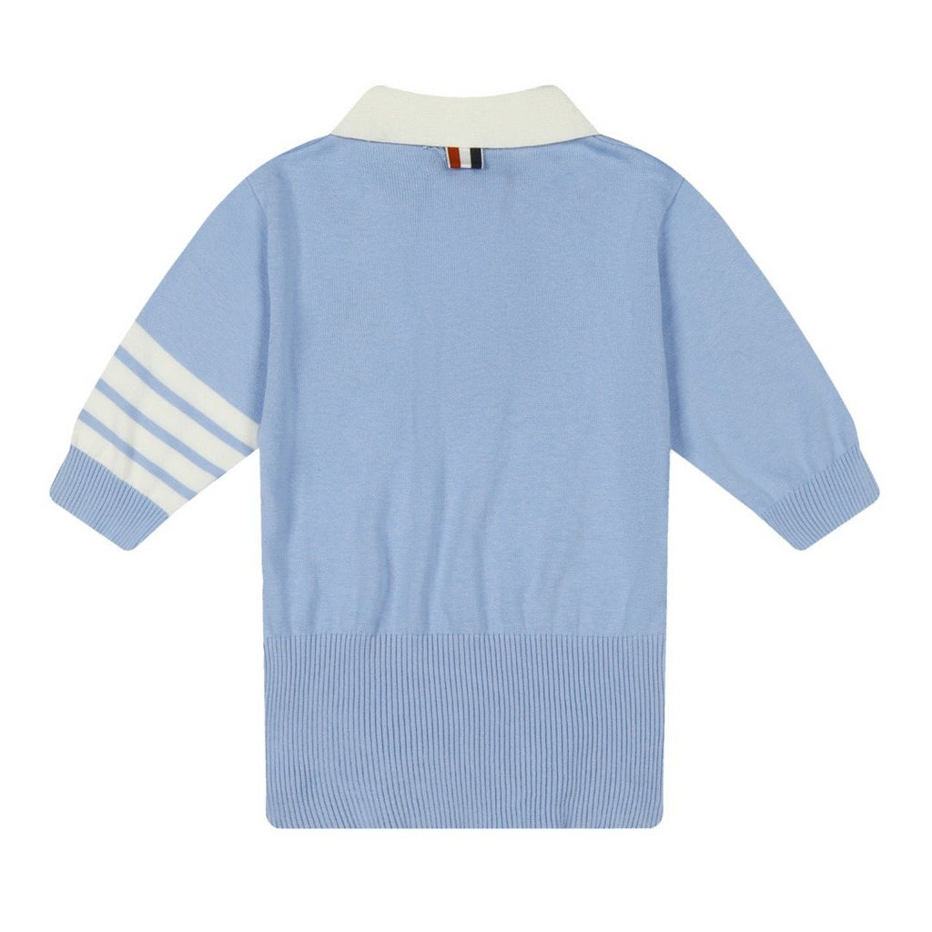 Thom Browne Dog Motif Knit Polo Shirt