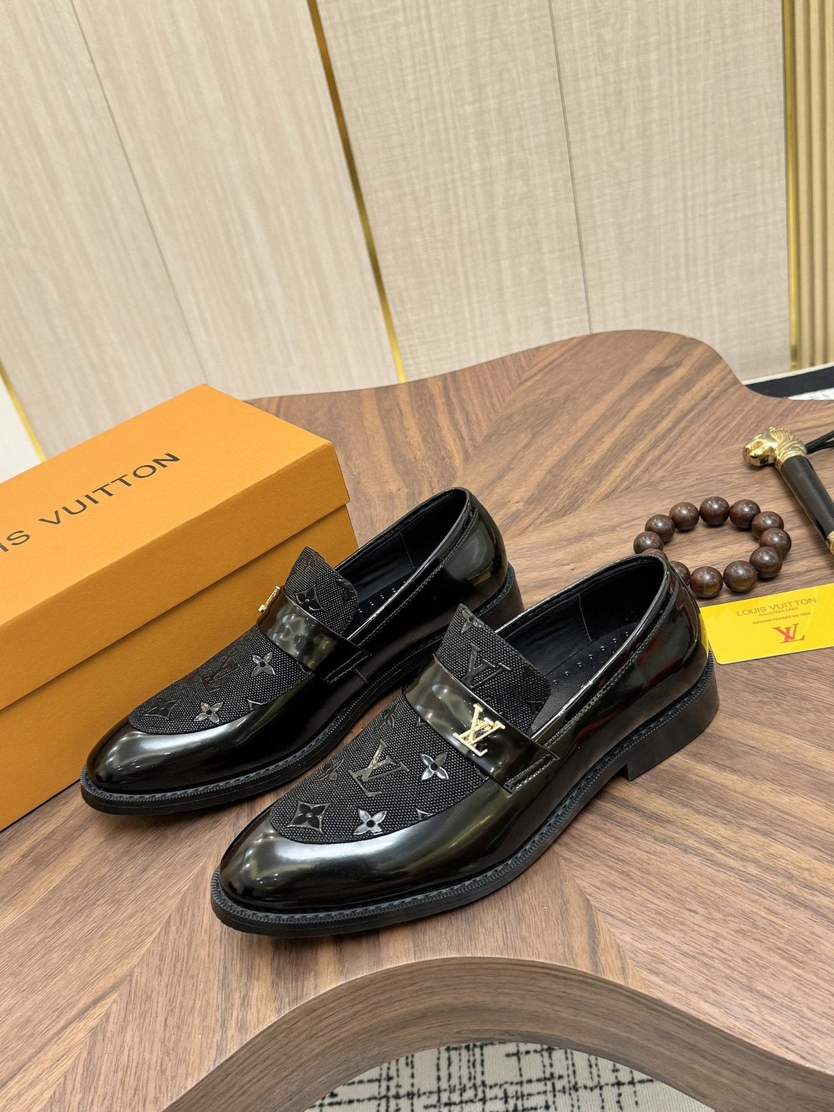 Louis Vuitton Monogram Buckle Loafers - Rounded Toe