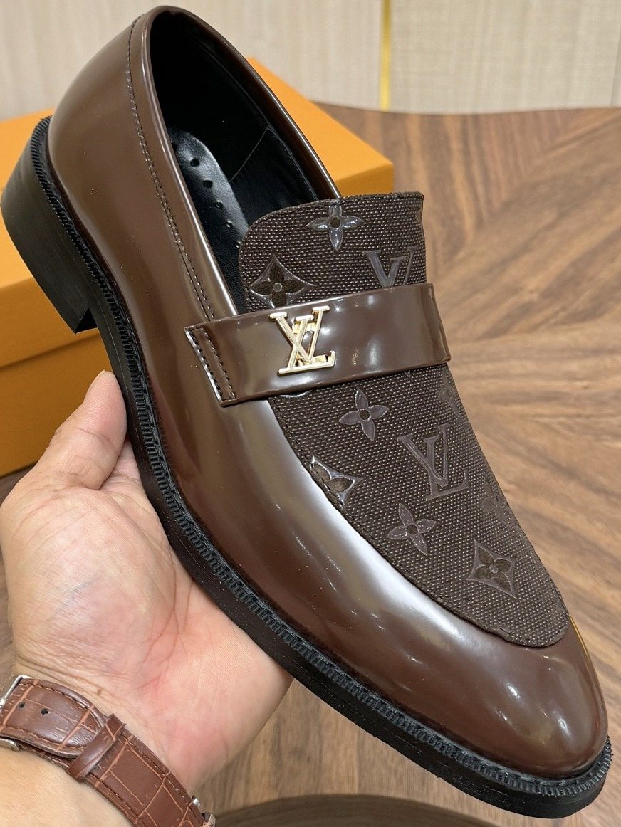 Louis Vuitton Monogram Buckle Loafers - Rounded Toe