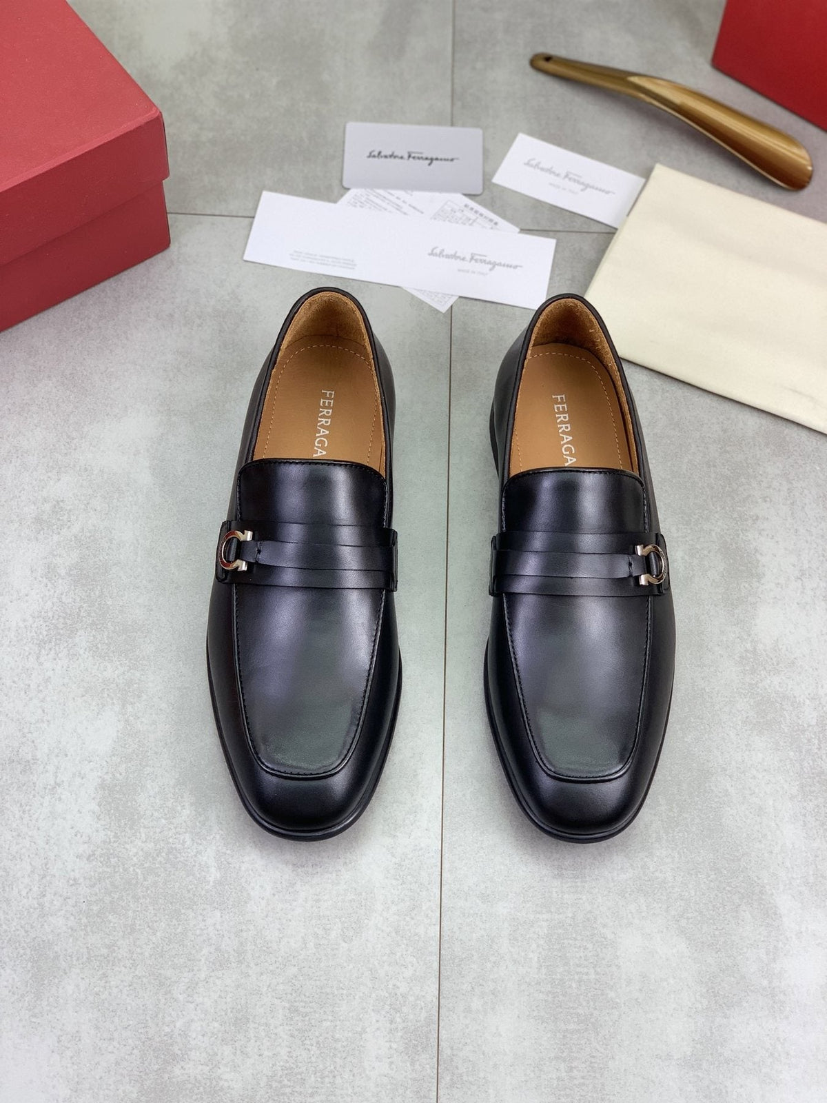 Salvatore Ferragamo Metal-Bit Loafers