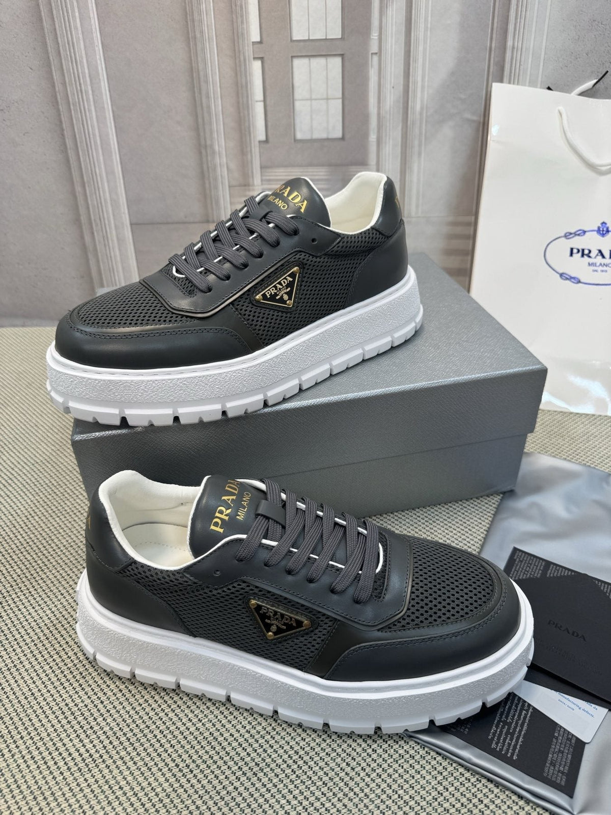 Prada Lug Sole Sneakers