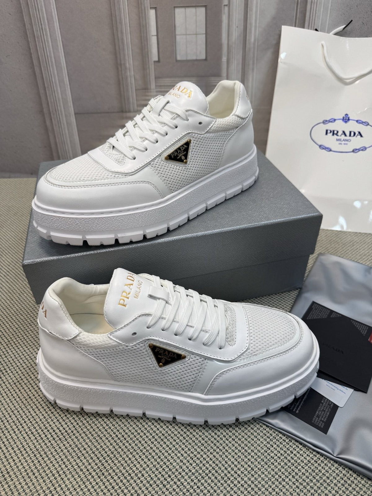 Prada Lug Sole Sneakers