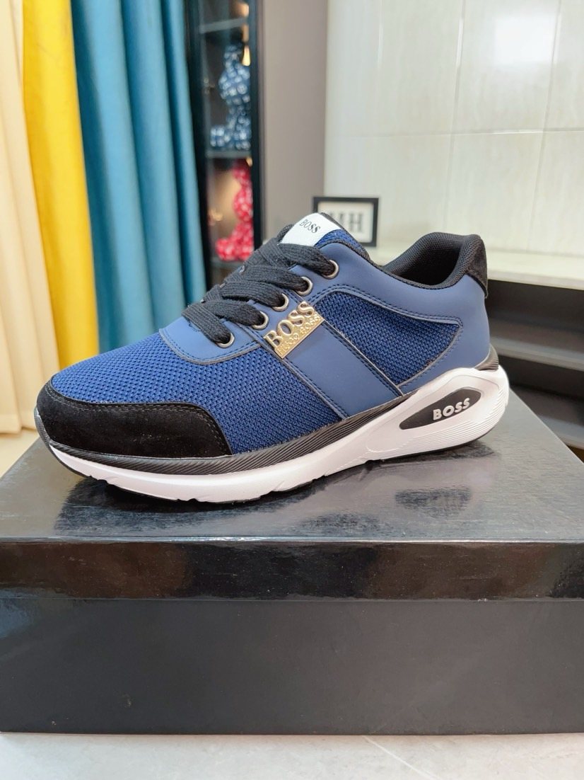 Hugo Boss Color-Block Low-Top Sneakers
