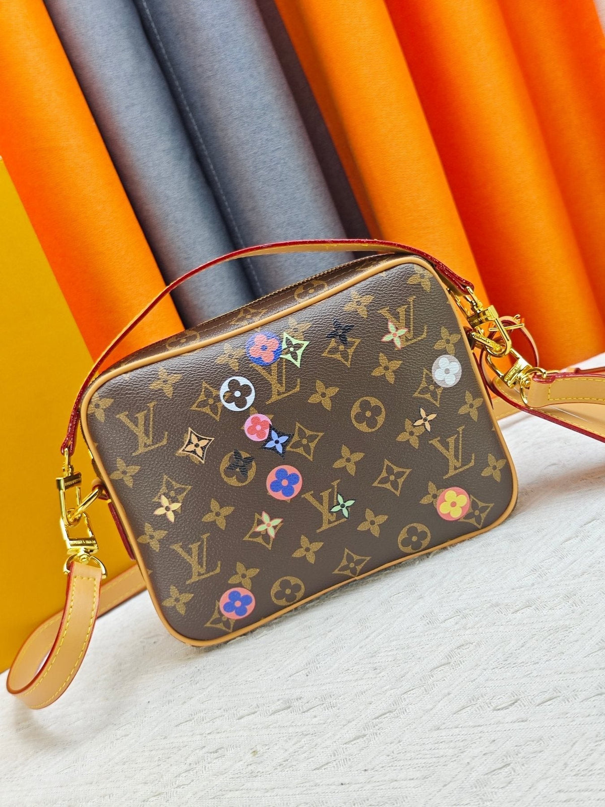 Louis Vuitton Monogram Floral Shoulder Bag